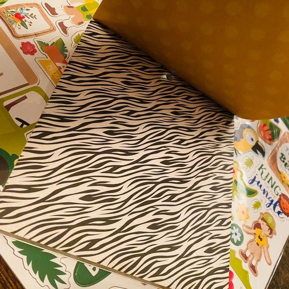 LARGE Chipboard Sticker Set & Paper Pad - Picture 5 of 11